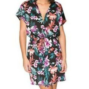 Tropical Floral Print Sundress